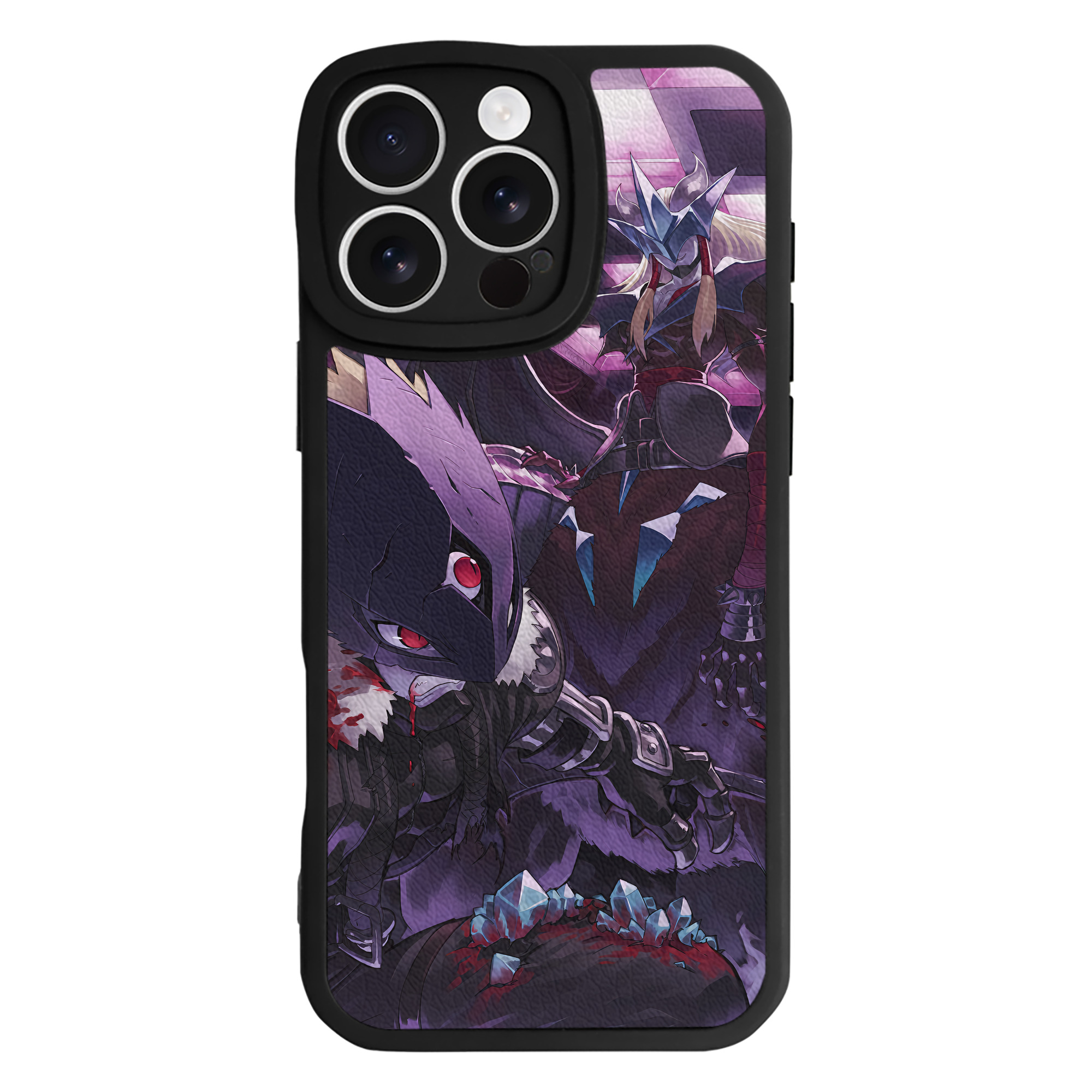 （画像用） Digimon デジタルモンスター/デジモン 【iPhone 16シリーズ対応】シリコンスマホケース（レザー調） 材質：シリコン